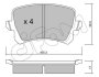 Гальмівні колодки зад. Caddy III/Golf V/Audi A4 03- CIFAM 822-806-0 (фото 1)