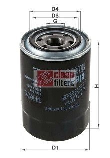 Фильтр масляный Colt/Galant/Lancer IV/Pajero 1.8/2.0/2.5TD 86- CLEAN FILTERS DF827/A