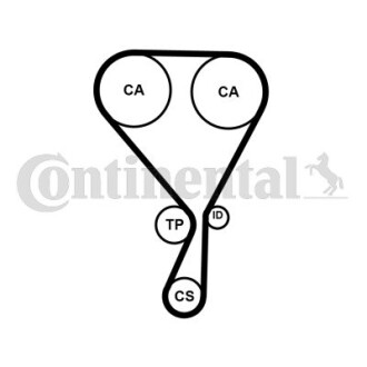 Ремінь ГРМ Contitech CT1228