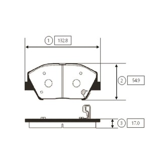 Колодки гальм KIA K5 OLD CKKK-45 CTR GK0551