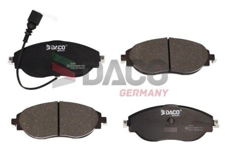 Колодки тормозные дисковые пер.. DACO Germany 320223