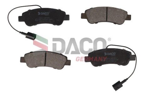 Колодки тормозные дисковые задние. DACO Germany 320915