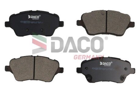 Колодки тормозные дисковые пер.. DACO Germany 321002