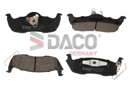 Колодки гальмівні дискові зад. DACO Germany 321606