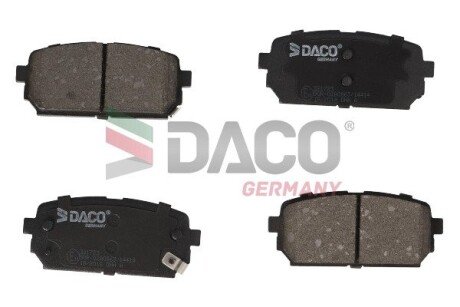 Колодки тормозные дисковые задние. DACO Germany 321723