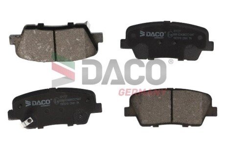 Колодки тормозные дисковые задние. DACO Germany 321727