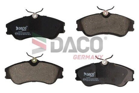 Колодки тормозные дисковые пер.. DACO Germany 321937