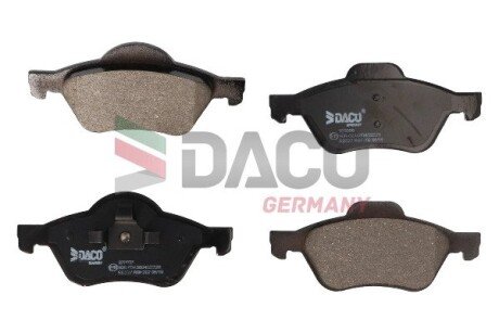 Колодки тормозные дисковые пер.. DACO Germany 323006