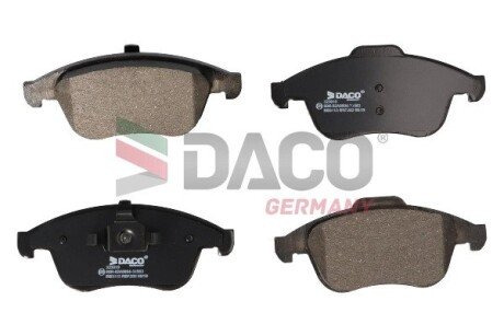 Колодки тормозные дисковые пер.. DACO Germany 323019