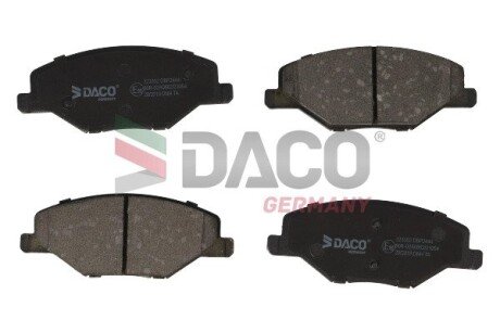 Колодки тормозные дисковые пер.. DACO Germany 323302