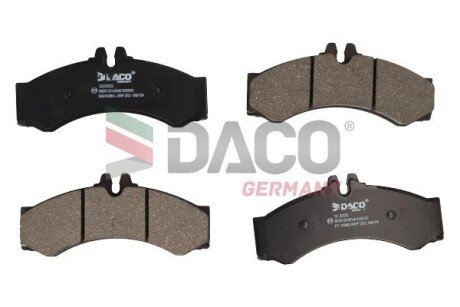 Колодки тормозные дисковые пер.. DACO Germany 323332