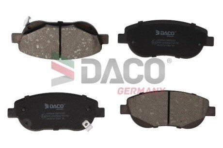 Колодки тормозные дисковые пер.. DACO Germany 323939