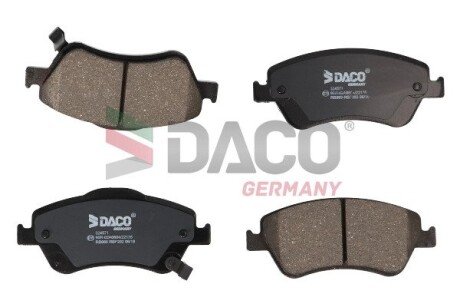 Колодки гальмівні дискові пер. DACO Germany 324571