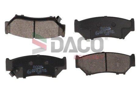 Колодки тормозные дисковые пер.. DACO Germany 325220