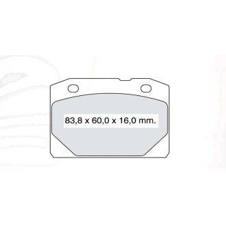 Гальмівна колодка дискова передня ВАЗ 2101-07 Dafmi (D656SM) DAFMI / INTELLI 880602