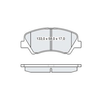 Гальмівна колодка дискова передня Dafmi Intelli (Д273E/D273E) DAFMI / INTELLI 884273