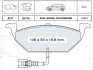 Колодка гальм. диск. SKODA FABIA, OCTAVIA передн. (Intelli) DAFMI / INTELLI D137E (фото 1)