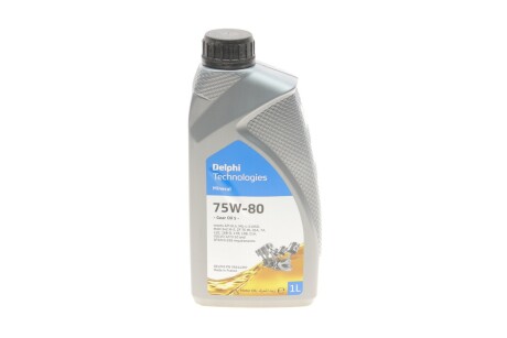 Олива трансмісійна GEAR OIL 5 75W80 1L Delphi 28344397