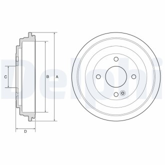 Тормозной барабан Delphi BF592