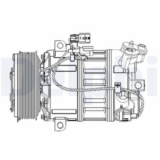 Компрессор кондиционера Delphi CS20477