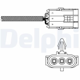 Датчик кисню Delphi ES10970-12B1