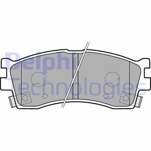 Тормозные колодки, дисковые. Delphi LP1702