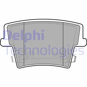 Тормозные колодки, дисковые. Delphi LP2035