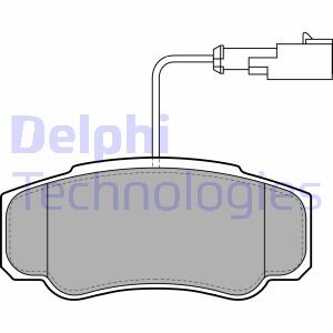 Тормозные колодки, дисковые. Delphi LP2054