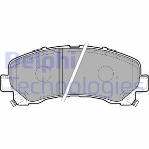 Тормозные колодки, дисковые. Delphi LP2229