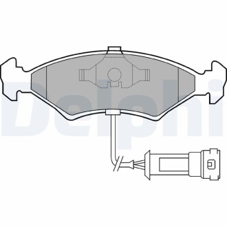 Тормозные колодки, дисковые. Delphi LP255