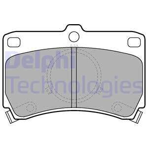 Тормозные колодки, дисковые. Delphi LP531