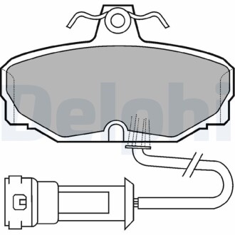 Тормозные колодки, дисковые. Delphi LP557