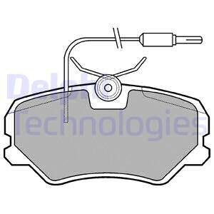 Тормозные колодки, дисковые. Delphi LP564