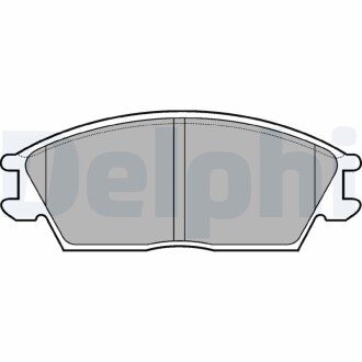 Гальмівні колодки, дискові Delphi LP704