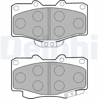 Тормозные колодки, дисковые. Delphi LP854