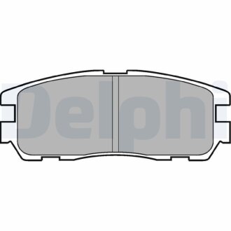 Комплект тормозных колодок из 4 шт. дисков Delphi LP965