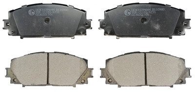 Тормозные колодки перед. Toyota Yaris 1.0 VVT-i,1.3 VVT-i,D-4D Denckermann B110980 (фото 1)