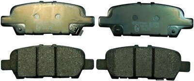 Тормозные колодки дисковые зад. Nissan Murano 07-/X-trail 01-/Qashqai 07-/Maxima 00- Denckermann B110998