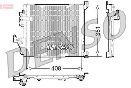 Конденсер кондиціонера DENSO DCN20012