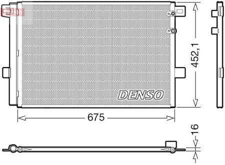 Конденсер кондиционера DENSO DCN32065