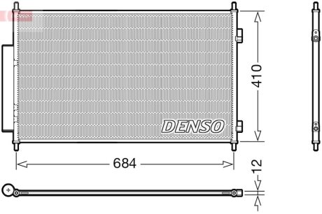 Конденсер кондиціонера DENSO DCN40027