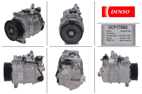 Компресор кондиціонера новий MERCEDES-BENZ GL X164 06-12, ML W164 05-11, R-Class W251 05-13 DENSO DCP17062