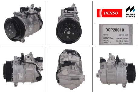 Компресор кондиціонера новий PORSCHE Cayenne 02-10 DENSO DCP28010