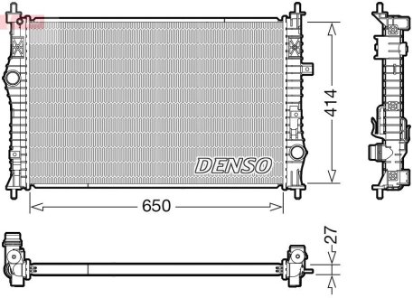 Радиатор охлаждения DENSO DRM21104