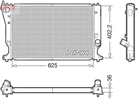 Радиатор охлаждения DENSO DRM50132