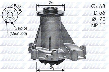 Насос водяний DOLZ M276