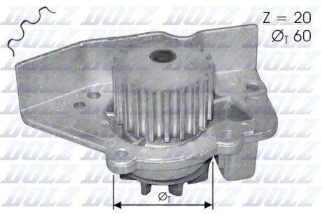 Водяний насос DOLZ N405