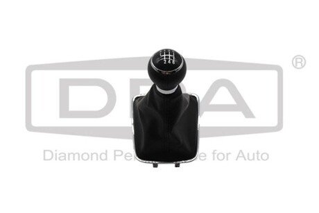 Ручка КПП с пыльником черный 6 ступ VW Sharan (11-), Tiguan (08-)/Seat Alhambra (10-) DPA 77111635102