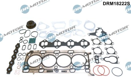 Комплект прокладок из разных материалов DR.MOTOR DRM18222S