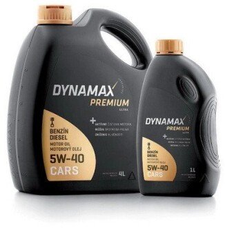 Масло моторне ULTRA 5W40 (1L) DYNAMAX 501602